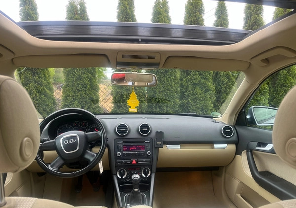 Audi A3 cena 19800 przebieg: 192000, rok produkcji 2007 z Zgierz małe 137